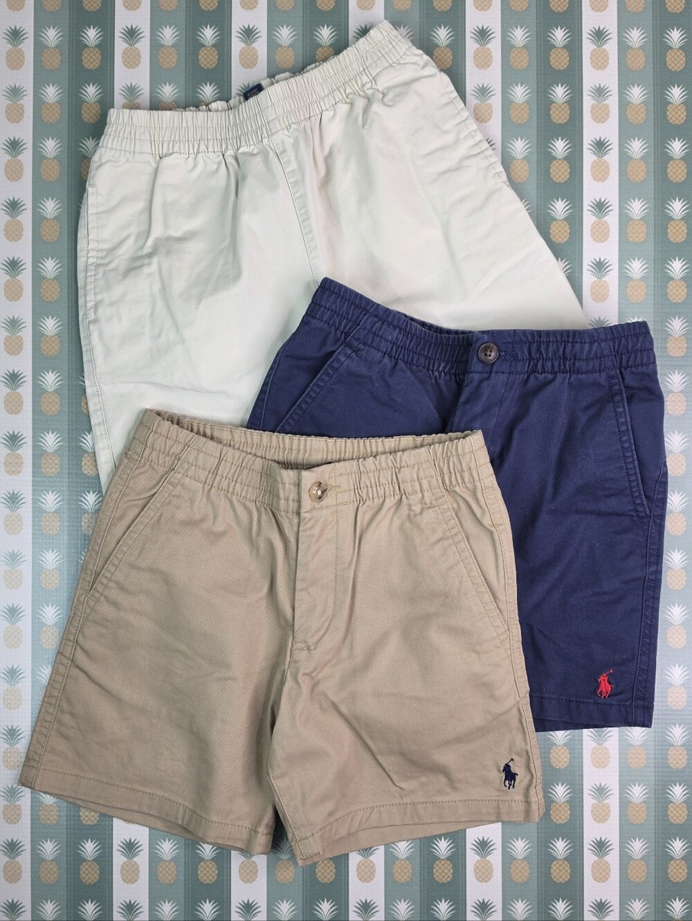 Polo by Ralph Lauren Kids Shorts - Navy, Khaki, Light Tan